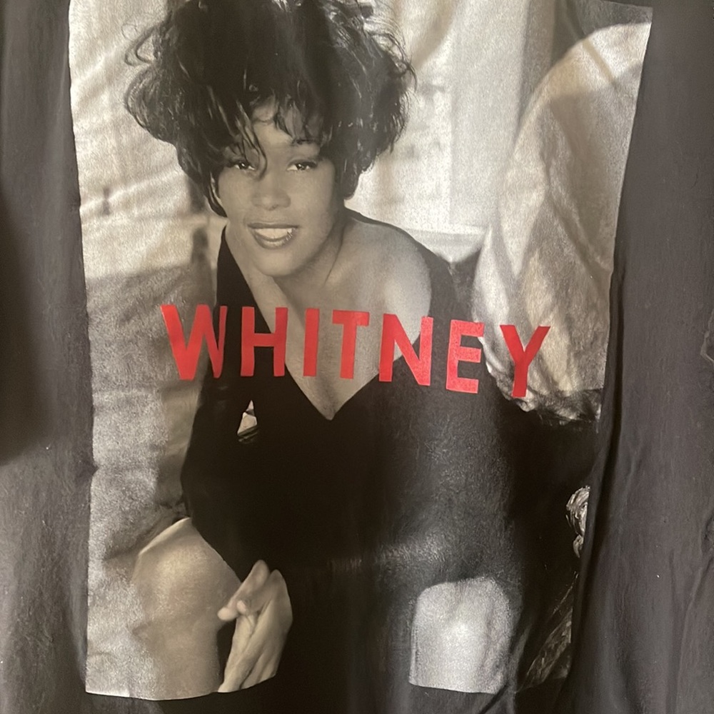 Mens Whitney Houston graphic T-shirt